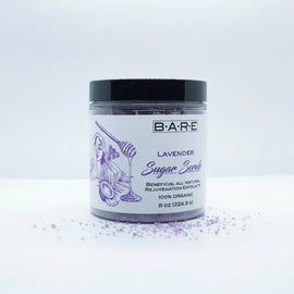 Professional studio shot of Lavender Sugar Scrub